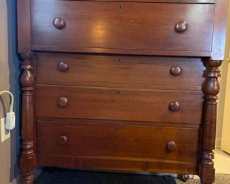 Amazing antique empire dresser, bring help to get this sturdy dresser home with you. 