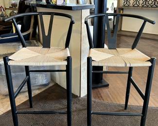 Wishbone barstools