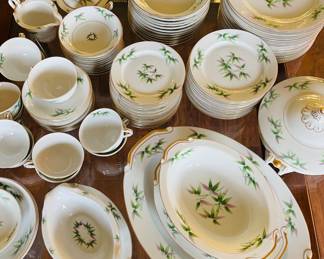 Aladdin fire china
Malayan pattern
Dinnerware
