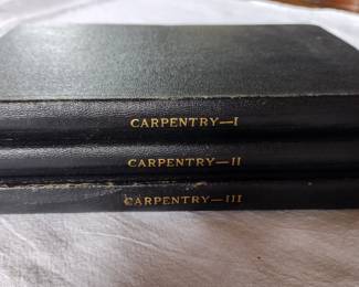 Antique Audel's carpentry instructional series.  