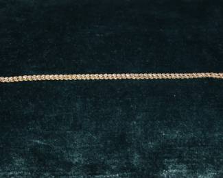 DIAMOND/14KT. TENNIS BRACELET