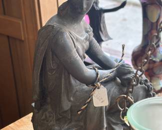 bronze woman figurine 