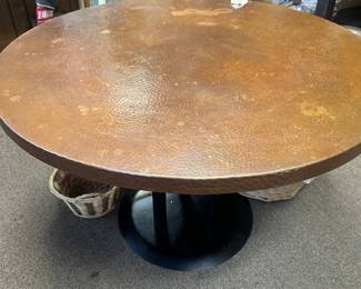 copper bistro table