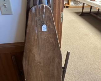 primitive wood ironing board
