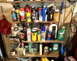 Garage full of tools & supplies