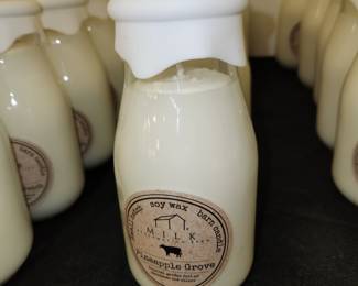 selection of Milk Reclamation Barn Candles. Originally produced in Jacksonville, MD