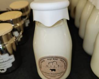 selection of Milk Reclamation Barn Candles. Originally produced in Jacksonville, MD