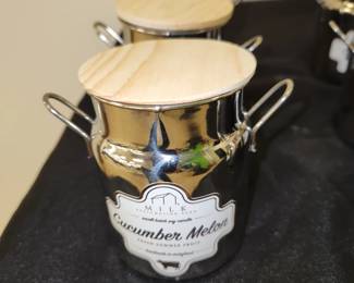 selection of Milk Reclamation Barn Candles. Originally produced in Jacksonville, MD