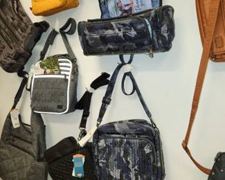 new, never used backpacks, bags...: LUG,