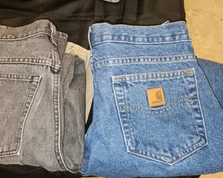 Ladies jeans: Carhartt, Levi's, LL Bean, Duluth, Lee & others