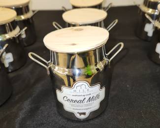 selection of Milk Reclamation Barn Candles. Originally produced in Jacksonville, MD