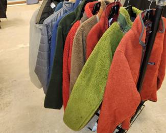 This rack all XS, tagged Mens