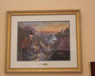 Large Kinkade print - limited edition