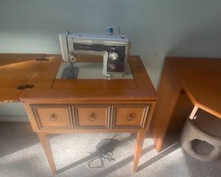 Kenmore Sewing machine in cabinet