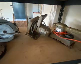 Black and Decker Sander and Circular Saw