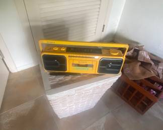 Vintage Cassese Tape player and radio