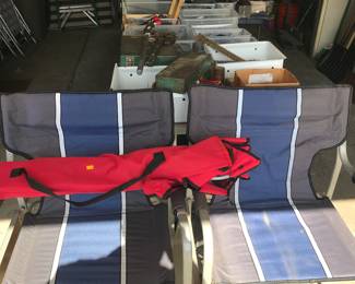 Folding camp chairs!