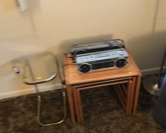 Nesting table in Oak!