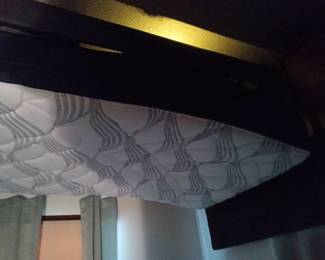 New, hardly used adjustable Double bed with night light underneath, remote control with setting to add movement.