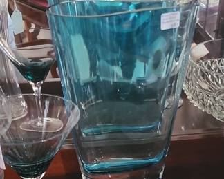 Beautiful Blue Vintage Pitcher