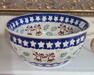 Blue Rose Polish Pottery