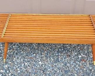 MCM Slat Wood Coffee Table/Bench