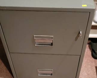 This file cabinet is fire resistance with concrete bottom