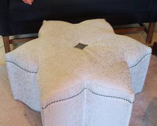 star shaped ottoman, mint condition,