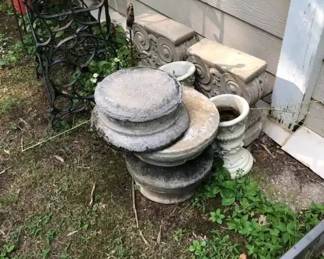 Assorted Concrete Stands