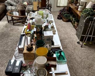 Lamps, Couches, TV Stand, Vintage Home Decor