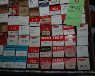 lot of 6SN7 and 6SL7 tubes.