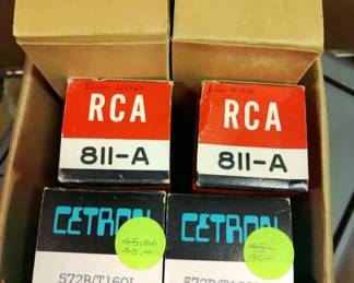 lot of NOS 811 and 572B tubes ! 