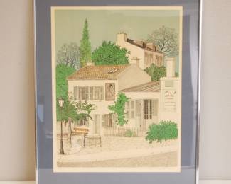 Cabaret Au Lapin Agile Lithograph by Denis Paul Noyer Signed Ltd. Ed. 