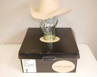 Cody James Men's 5X Wool Felt Silverbelly Traditional Crease Western Hat 