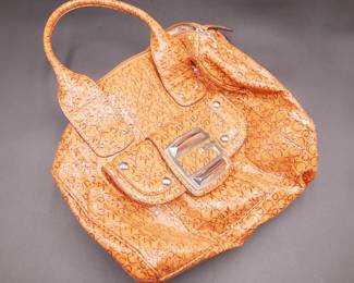 Guess Brown Logo Handbag 