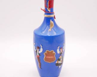 Vintage “Real Vinicolo SERÕES Vihno de Porto” Ceramic Wine Bottle 