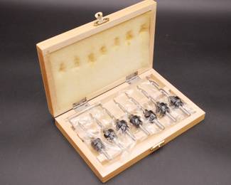Woodtek Drill Bits w/Case 