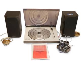 Bang&Olufsen Beogram Rx Turntable, TCC Preamp TC-750 & Pair of Mission Speakers 