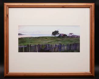 Framed Giclee Print of Original Watercolor by Mariko Irie 