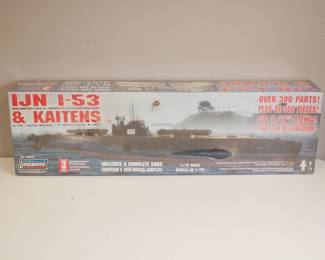 Lindberg IJN 1-53 & Kaitens 1/72 Scale Model Kit - New in Box 