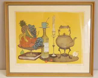 Still Life Lithograph by Denis Paul Noyer Signed Ltd. Ed. 