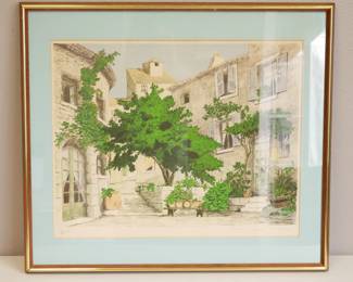 Framed Signed Lithograph by Denis Paul Noyer Ltd. Ed. 