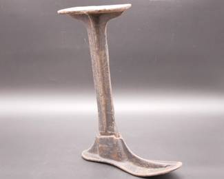 Antique 1890 Columbia Cast Iron Cobbler’s Shoe Stand 