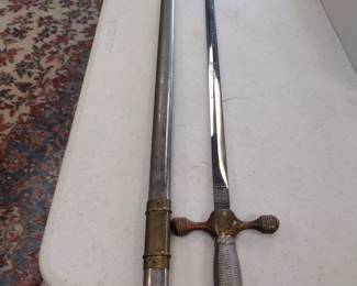 Vintage US Military Academy. Hillborn Hamburger Cadet Sword