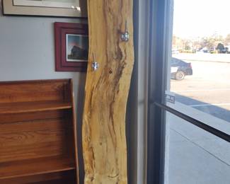 Custom log coat rack awesome piece