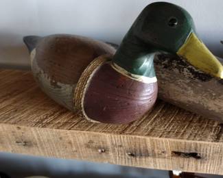 Vintage working duck decoy
