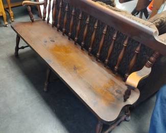 Vintage pine bench