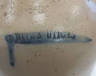 White's Utica Stoneware jug