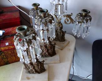 Vintage girandole set of 3