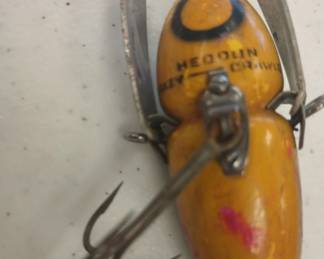 Heddon crazy dancer vintage wood lure